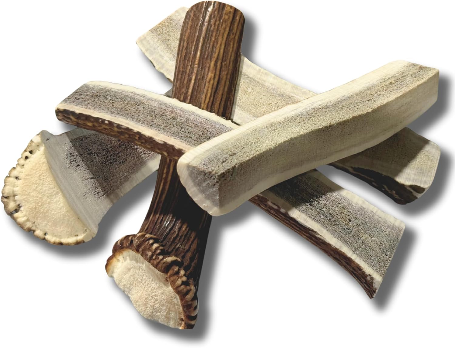 1 Pound Pack Bulk | Premium Split Elk Antler Chews