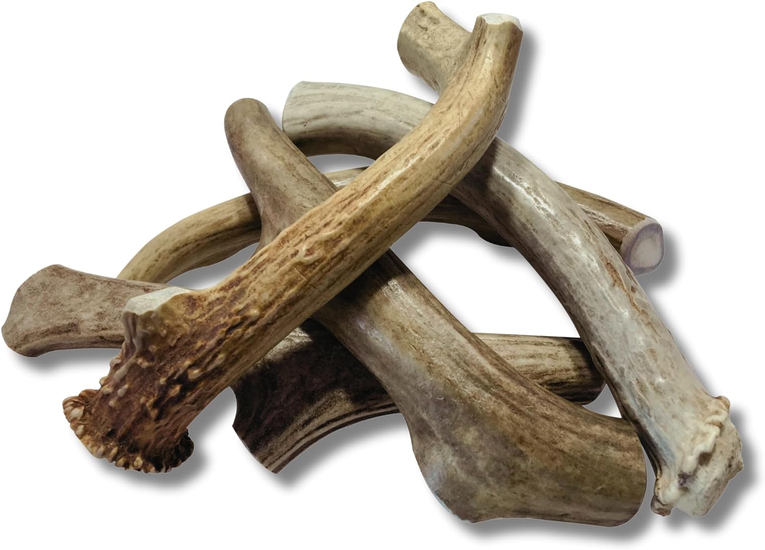 1 Pound Pack Bulk | Premium Deer Antler Chews