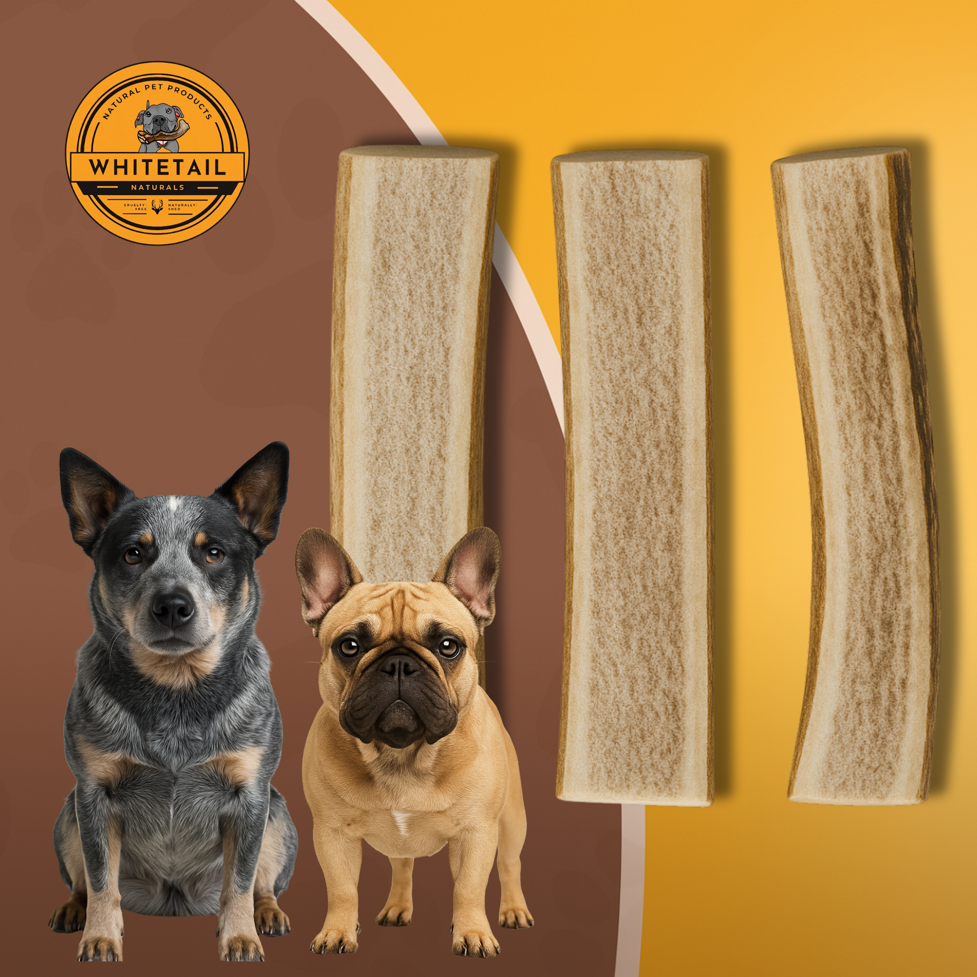 Small | Split Elk Antler Dog Chews - Single or Multipack